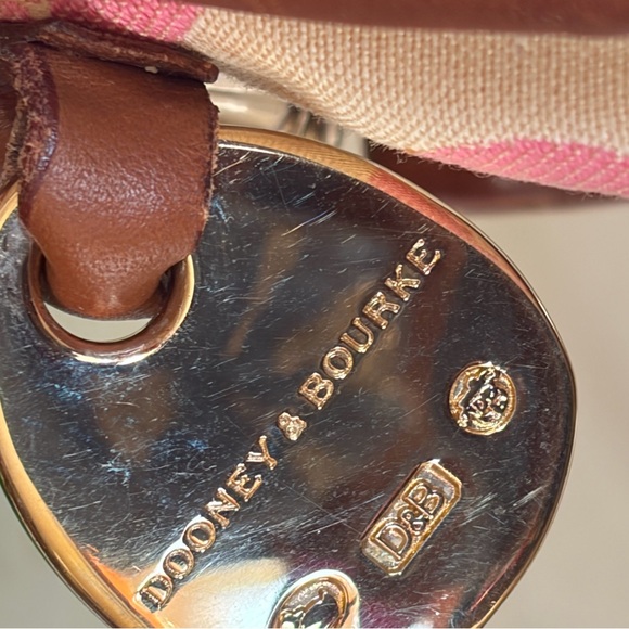 Dooney & Bourke Pink and Tan Clutch - Picture 9 of 11
